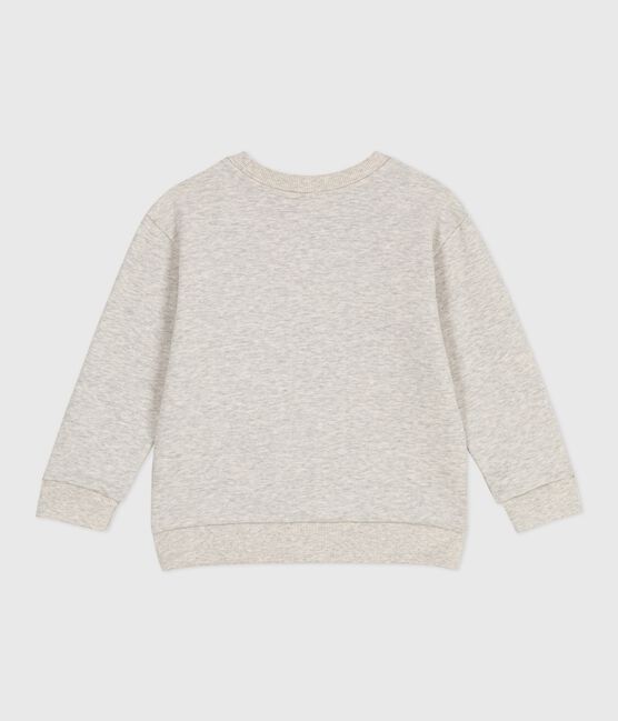 Kinder Unisex-Sweatshirt aus Baumwolle grau BELUGA CHINE
