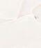 Strampler in Interlock-Rippenoptik aus Baumwolle weiss MARSHMALLOW
