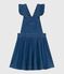 Kinder-Latzkleid aus Denim blau DENIM MOYEN