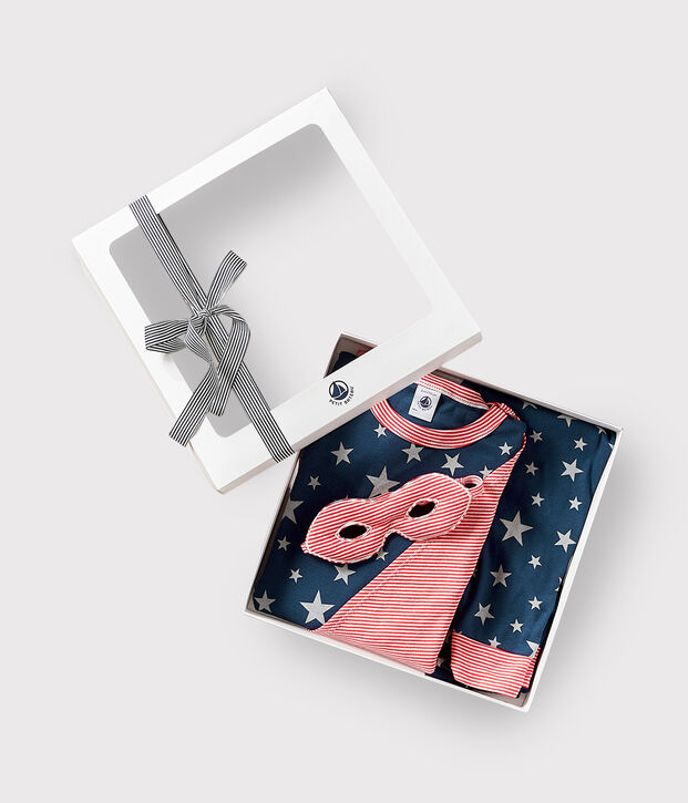 Geschenkset phosphoreszierender Kost&uuml;m-Pyjama aus Baumwolle f&uuml;r Kinder vielfarbig