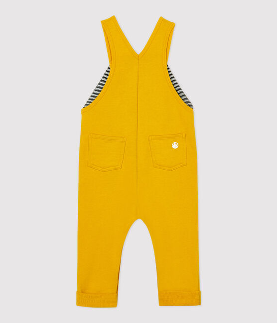 Baby-Latzhose aus Molton. gelb BOUDOR