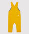 Baby-Latzhose aus Molton. gelb BOUDOR