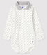 Langärmliger Baby-Body mit Polokragen