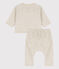 Zweiteiliges Baby-Set aus gesteppter Baumwolle beige MONTELIMAR CHINE