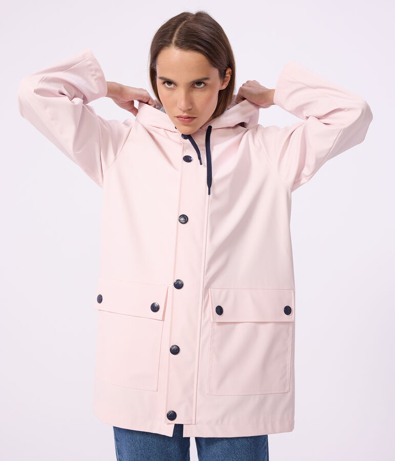 Ikonische Regenjacke Damen/Herren rosa