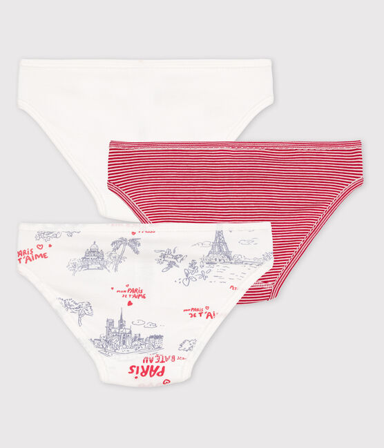 3er-Set Slips aus Baumwolle für Mädchen variante 1