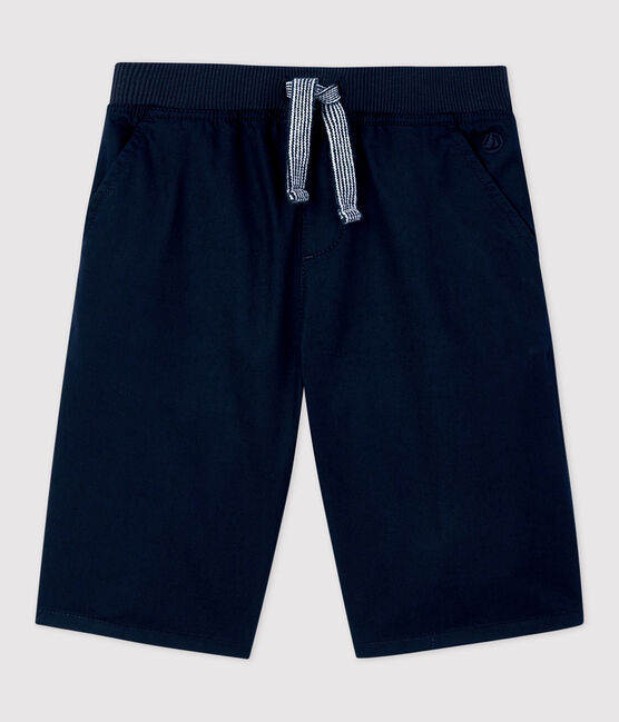 Bermudas aus Baumwoll-Serge für Jungen blau SMOKING