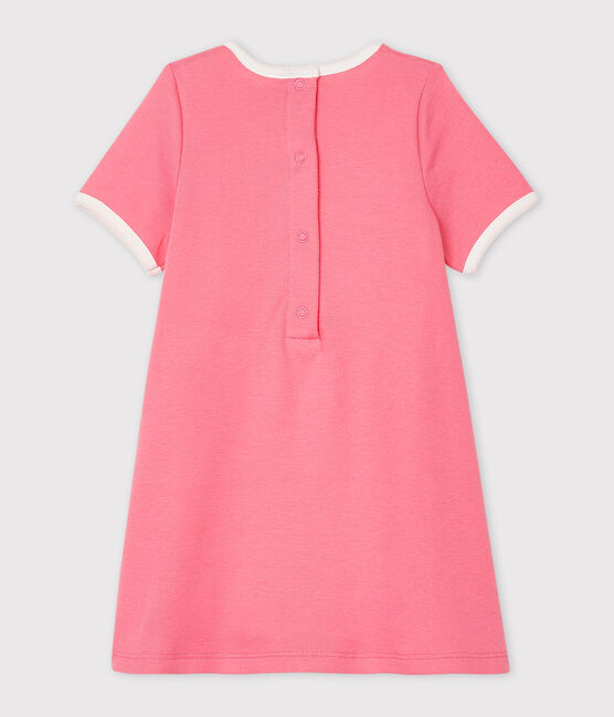 Kurzärmeliger Baby-Body für Mädchen rosa CUPCAKE