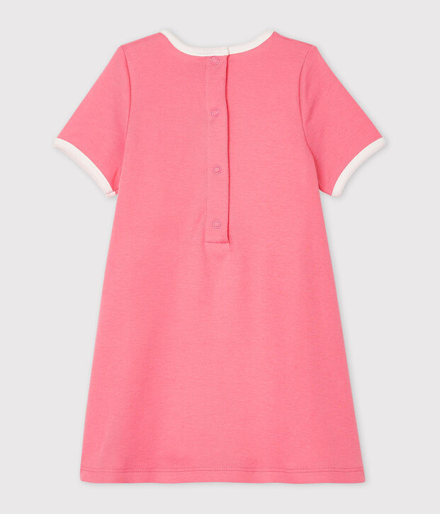 Kurz&auml;rmeliger Baby-Body f&uuml;r M&auml;dchen rosa