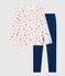Pyjama  en coton blau/vielfarbig