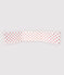 Baby-Bettumrandung aus Rippstrick mit roten Herzen weiss MARSHMALLOW/rot TERKUIT