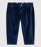 Baby-Cordhose für Jungen blau SMOKING