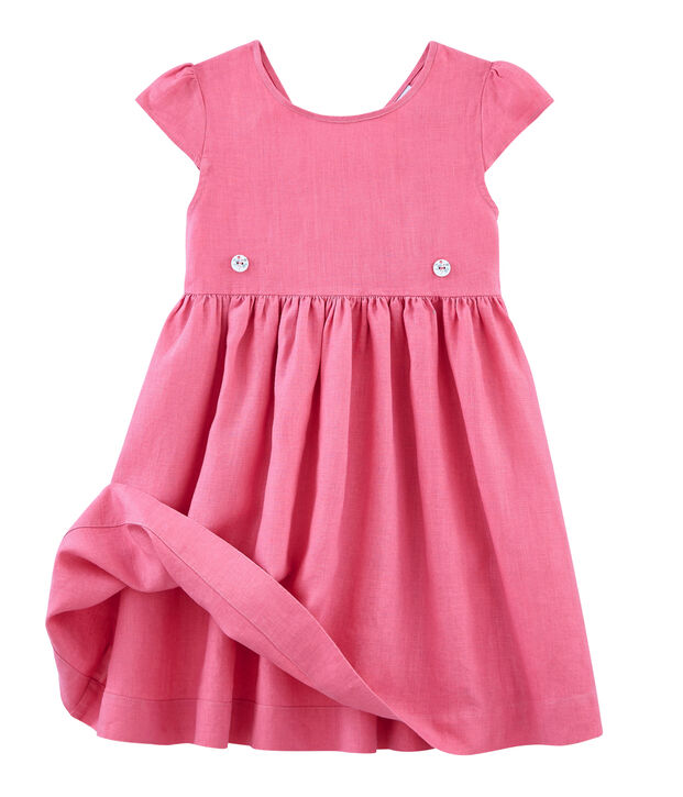Kinder-Kleid M&auml;dchen rosa