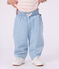 Baby-Hose aus Chambray blau BLEU CLAIR