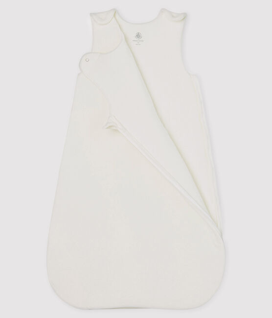 Babystrampler aus Samt weiss MARSHMALLOW