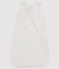 Babystrampler aus Samt weiss MARSHMALLOW