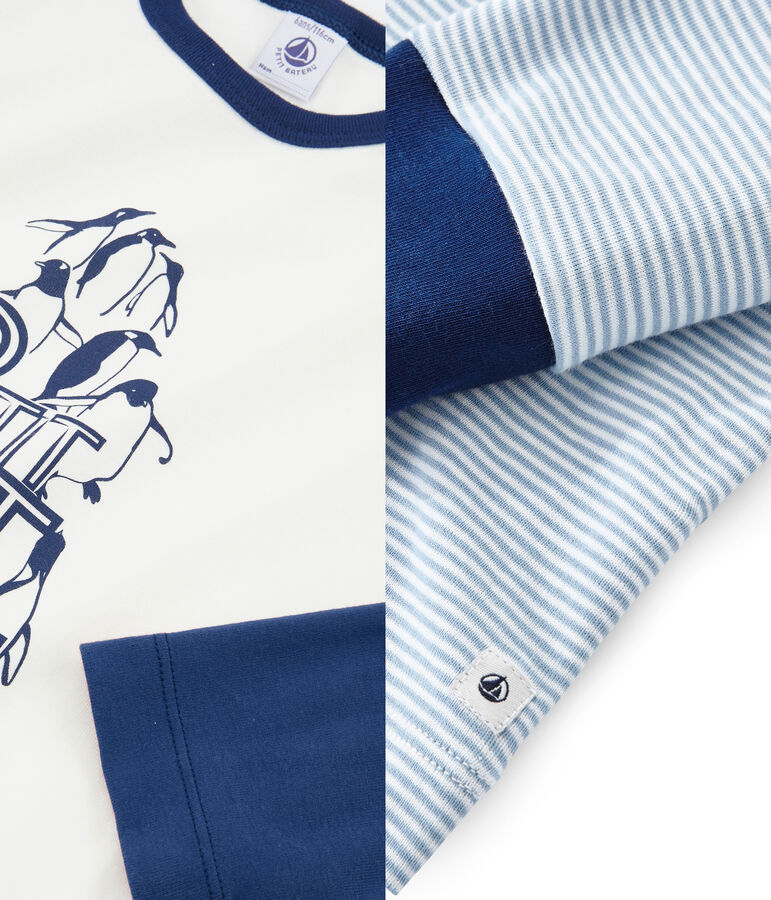 2er-Set Rippstrick-Pyjamas f&uuml;r Jungen vielfarbig