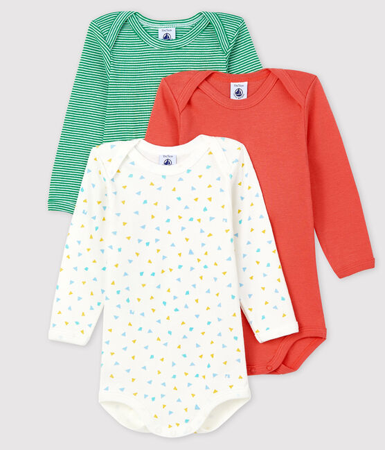 3er-Set langärmlige Baby-Bodys für Jungen variante 1