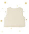 Wendbare Baby-Mädchen-Weste beige COQUILLE