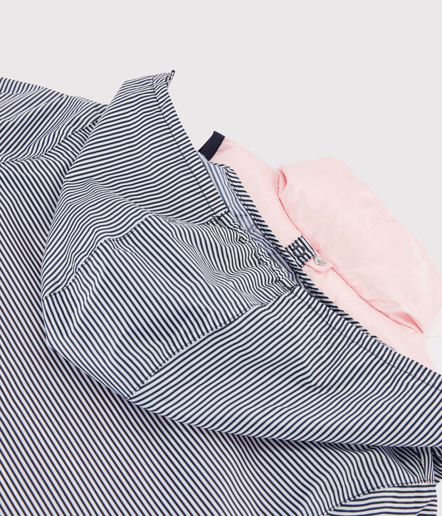 Windjacke f&uuml;r Kinder, 3 in 1, aus recycelten Material rosa