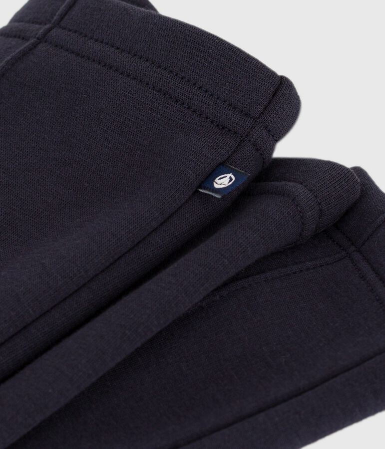 Kinder-Hose im Leggings-Stil aus Molton blau