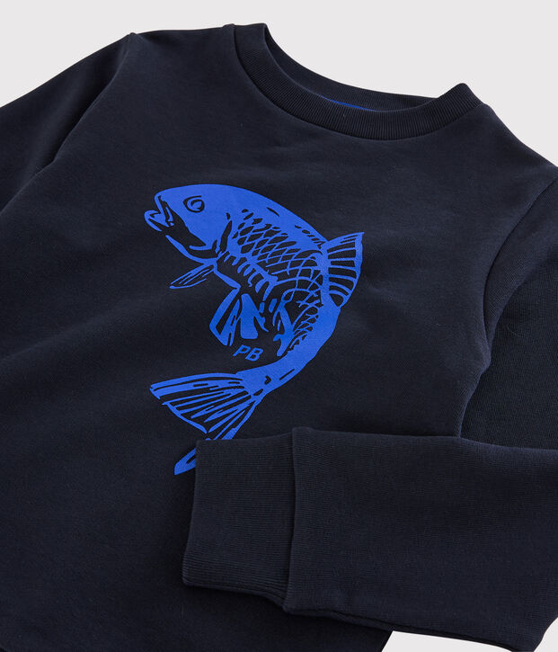Kinder-Sweatshirt aus Molton f&uuml;r Jungen SMOKING