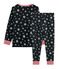 Rippstrick-Pyjama für kleine Jungen grau CAPECOD/grau ARGENT