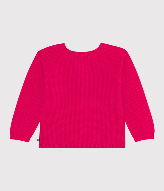 Kinder-Cardigan aus Baumwolle für Mädchen rosa DELHI