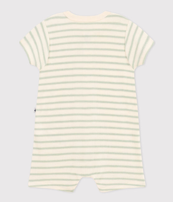 Kurzer Baby-Overall aus Bouclé-Frottee AVALANCHE/ HERBIER