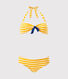 Gestreifter Damen-Bikini