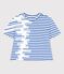 Matrosenshirt in einer Hyères-Neuauflage für Damen weiss ECUME/blau DELFT