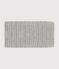 Baby-Schlauchschal aus Strick mit Fleece-Futter grau CHATON CHINE