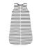 Baby-Wendeschlafsack aus Rippstrick beige COQUILLE/blau ABYSSE