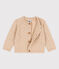 Baby-Cardigan aus Wolle naturfarben AVALANCHE