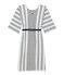 Kimono-kleid weiss MARSHMALLOW/blau SMOKING