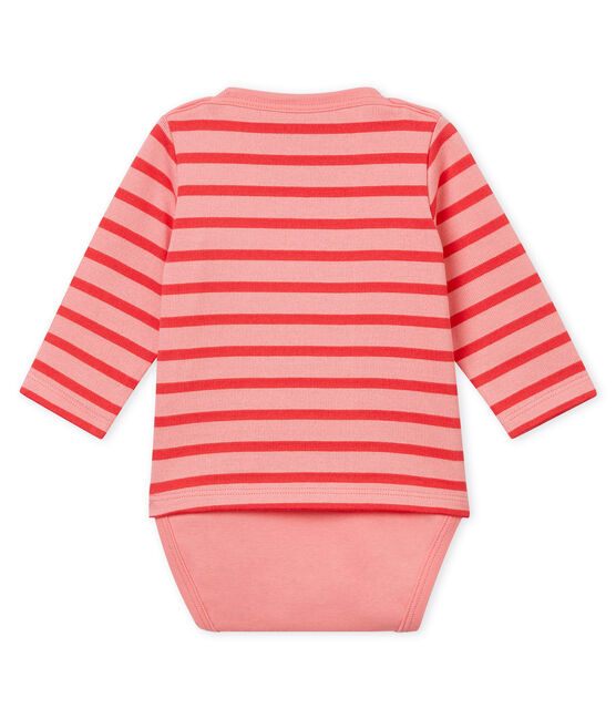Baby-Streifenbody rosa GRETEL/rosa IMPATIENCE