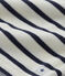 Mädchen-Schlafanzug aus Velours-Frottier beige COQUILLE/blau SMOKING