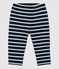 Baby-Hose aus Baumwolle blau SMOKING/ MARSHMALLOW ARGENT BRILLANT