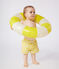 Baby-Badeshorts mit Haimotiven gelb ORGE/weiss MARSHMALLOW