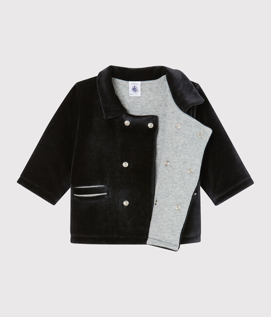 Baby-Jacke für Jungen schwarz NOIR