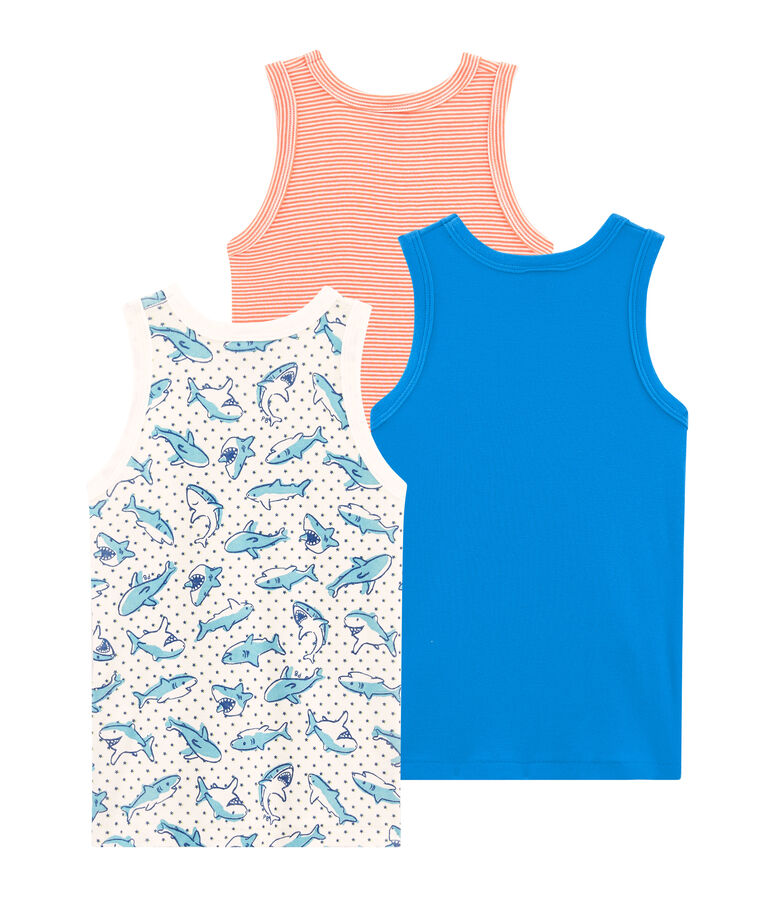 3er-Set Tanktops f&uuml;r kleine Jungen vielfarbig