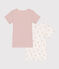 2er-Set kurzärmelige Kinder-T-Shirts aus Baumwolle mit Blumenmotiv variante 1