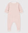 Baby-Strampler aus Nicki rosa SALINE