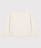 Kinder-Sweatshirt aus gestepptem Doppeljersey für Mädchen / Jungen beige MONTELIMAR CHINE