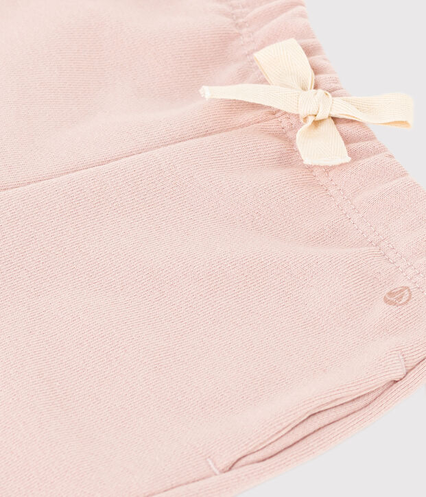 Baby-Hose aus Molton rosa