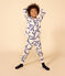 Kinderpyjama Paris aus Baumwolle weiss AVALANCHE/ MULTICO