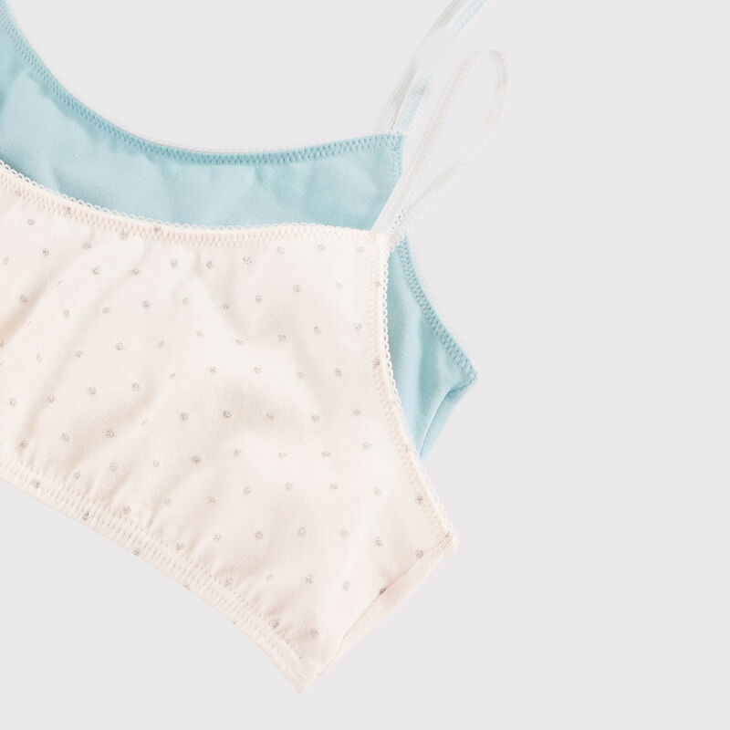 Set mit 2 paillettenbesetzten Bustiers f&uuml;r M&auml;dchen vielfarbig