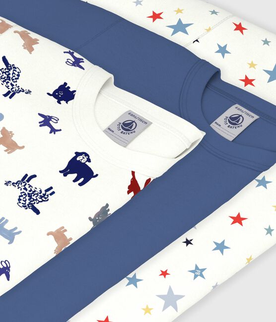 Set kurzärmelige Kinder-T-Shirts aus bedruckter Baumwolle variante 1