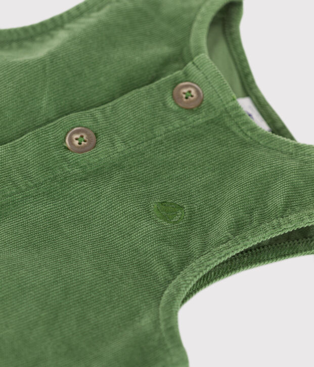 Baby-Overall aus Cord gr&uuml;n