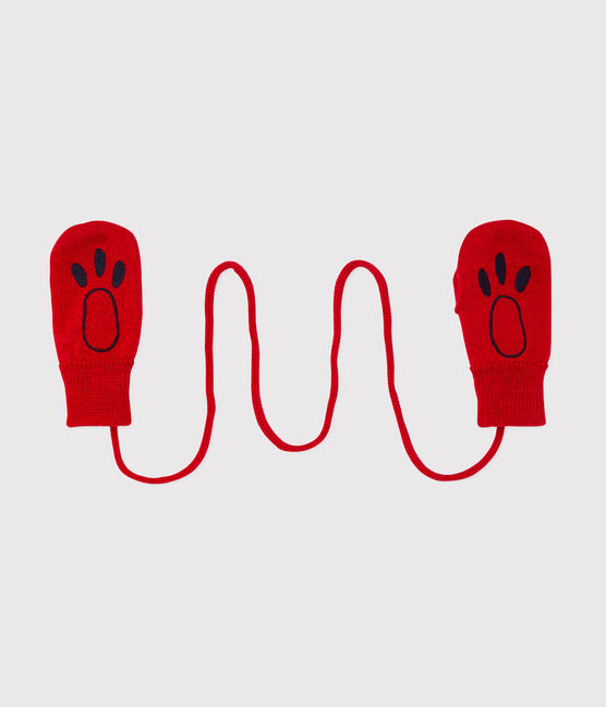 Baby-Fäustlinge rot FROUFROU